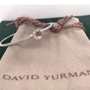 David Yurman Chatelaine Morganite Bracelet .925